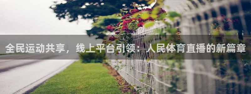 全民运动共享，线上平台引领：人民体育直播的新篇章