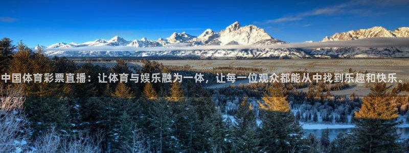 中国体育彩票直播：让体育与娱乐融为一体，让每一位观众都能从中找到乐趣和快乐。